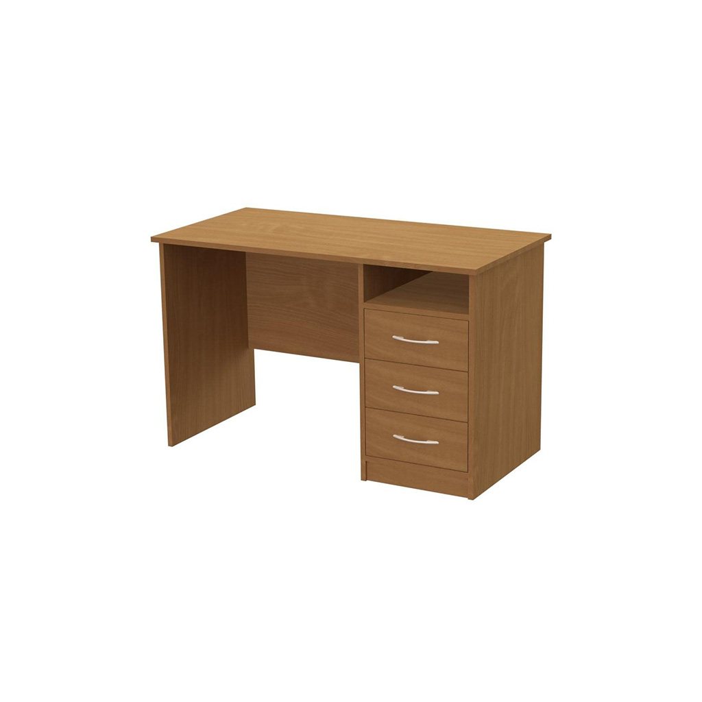 Стіл письмовий з висувними полицями РОЗКОМ розмір 1200х600х750 мм